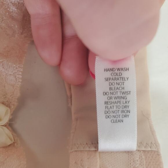 Paramour | Partially Lined Lace Underwire Bra in Light Pink Beige - Picture 9 of 9